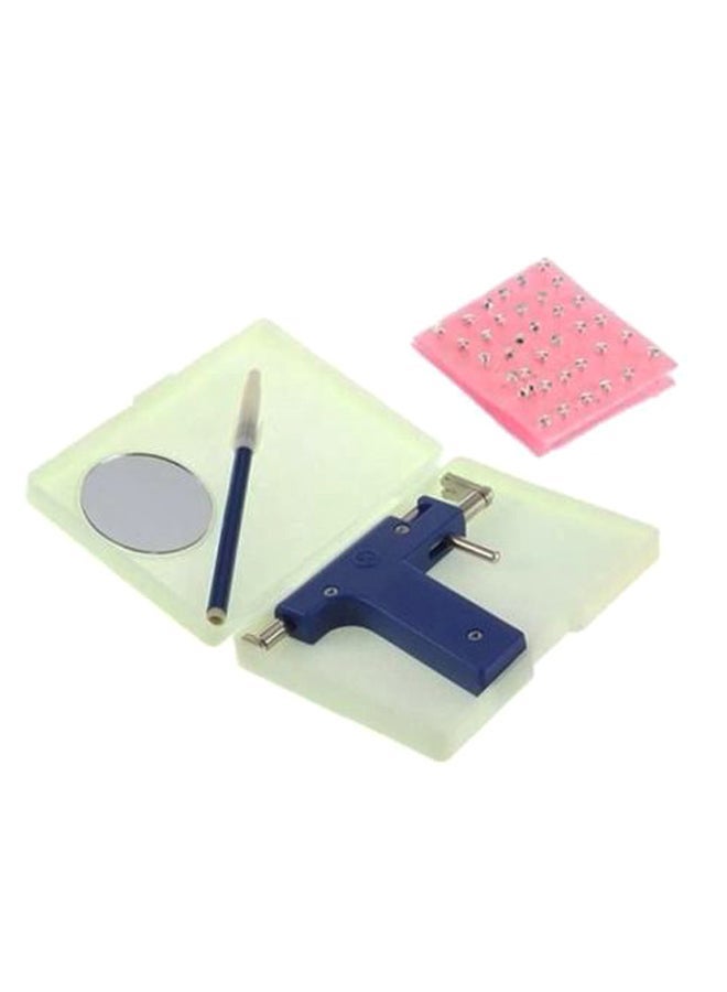 Body Piercing Gun Blue/Silver/Pink 16.6cm - Image 1