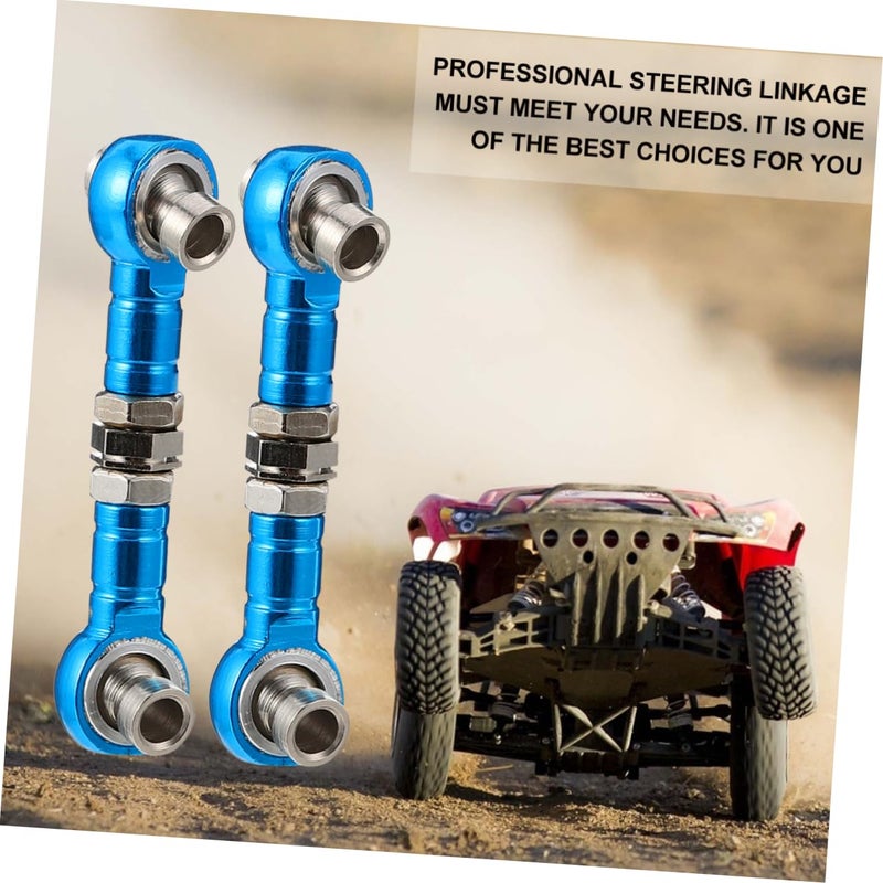 Universal Adjustable Steering Gear Linkage Pair For 1 10 Scale RC Car Truck Models - Image 4