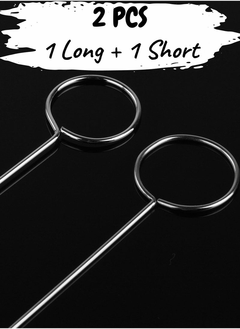 Excefore Loop Turner Hook with Latch, 2 Sizes (Long & Short), Stainless Steel Loop Turner for Fabric Tube Straps Belts Strips, DIY Knitting Accessories, Sewing Tools, Sewing Accessories and Tools. 4 pcs  - Image 5