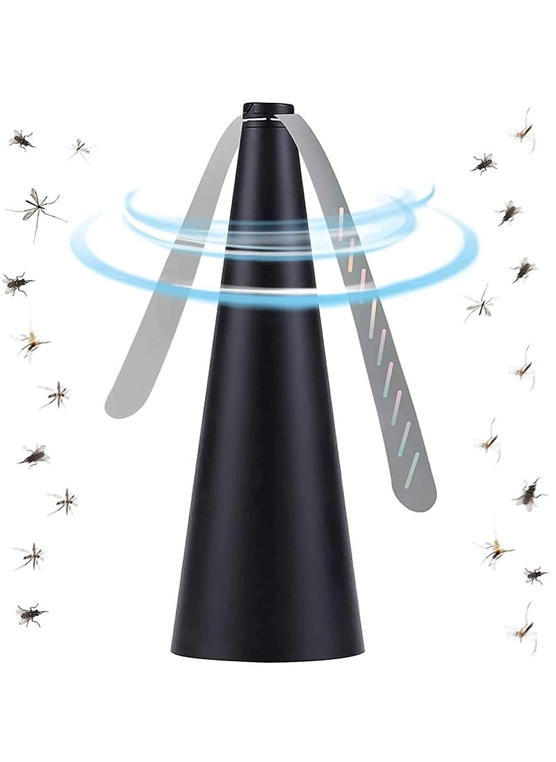 KASTWAVE Fly Fans for Tables Fly Repellent for Outdoor Bug Fan Fly Repellent Fan and Bugs Fly for Indoor Fly Insect Traps Fan Keep Flies and Bugs Table Patio Bug Fly Deterrent (2PCS)  - Image 2