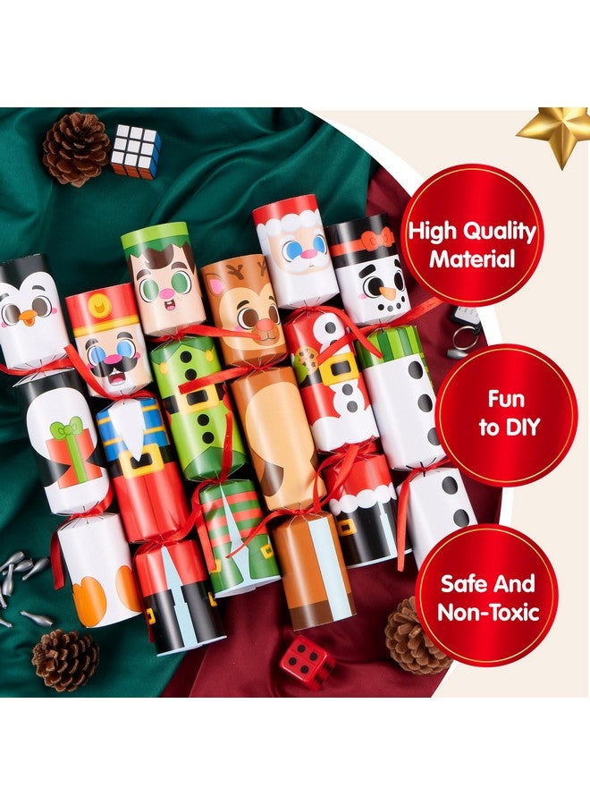 جوين مجموعة من 12 قطعة من هدايا حفلات الكريسماس غير القابلة للكسر من JOYIN مع شخصيات الكريسماس ومستلزمات حفلات العطلات للأطفال والكبار وحفلات الكريسماس والعشاء والعطلات - Image 3
