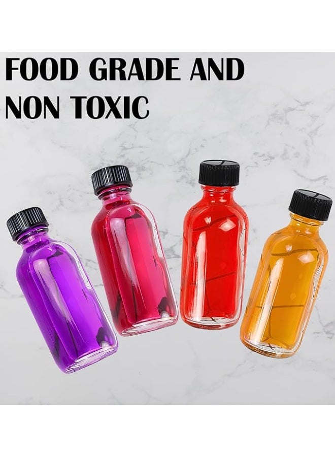 12 Pack 2 oz Small Clear Glass Bottles 3 stainless steel funnels strong lid Ginger shot Potion Juice 24 stickers Shots bottle boston Oils Bottle Glass Bottles Liquid Bottle 60ml - Image 3