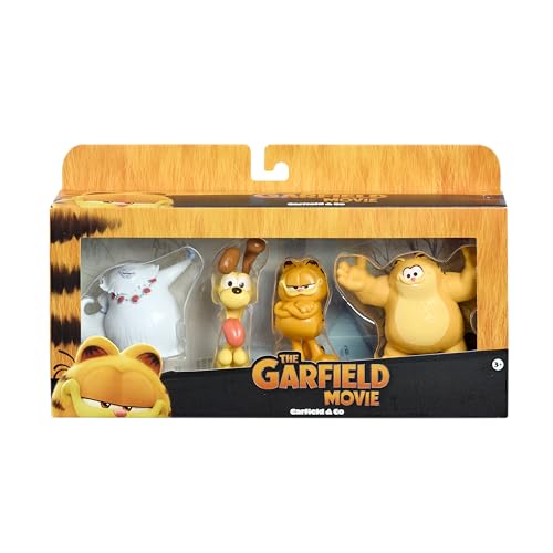 Animagic Goliath Garfield Figurine 4-Pack Garfield, Odie, Vic & Jinx - Image 1