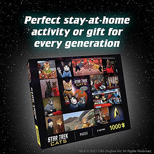 Chronicle Books Star Trek Cats 1000-Piece Puzzle - Image 2