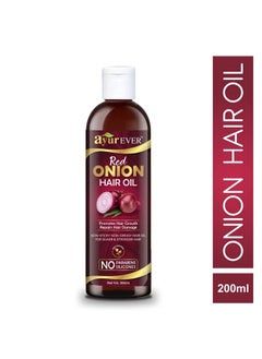 AYUREVER Red Onion Oil With Hair Applicator (200 Ml) + Onion Hair Shampoo (300Ml)  - Image 2