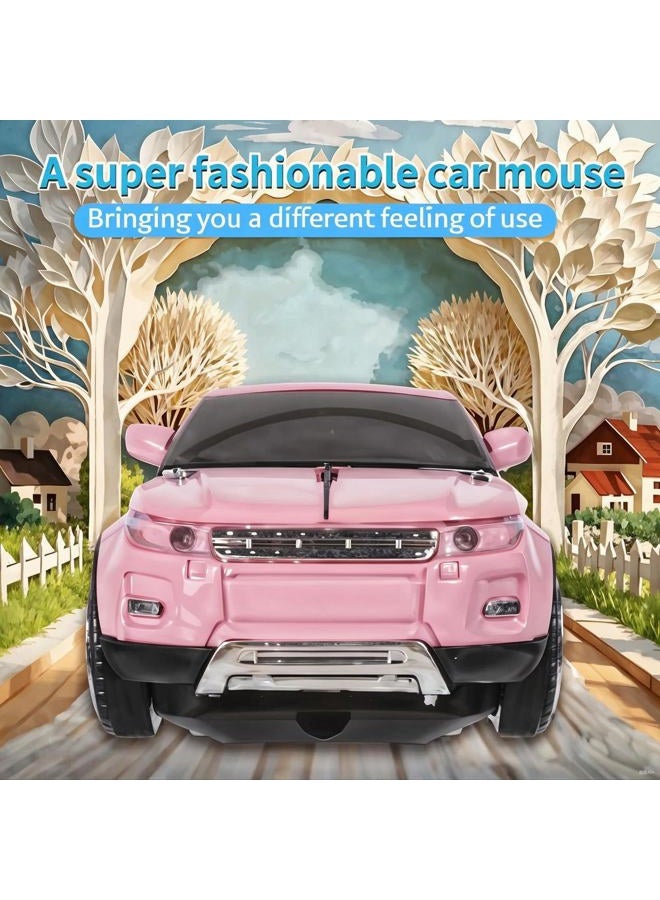 elec Space Wireless Mouse Car Computer Mouse for PC Laptop (Milk Tea Pink) - Image 3