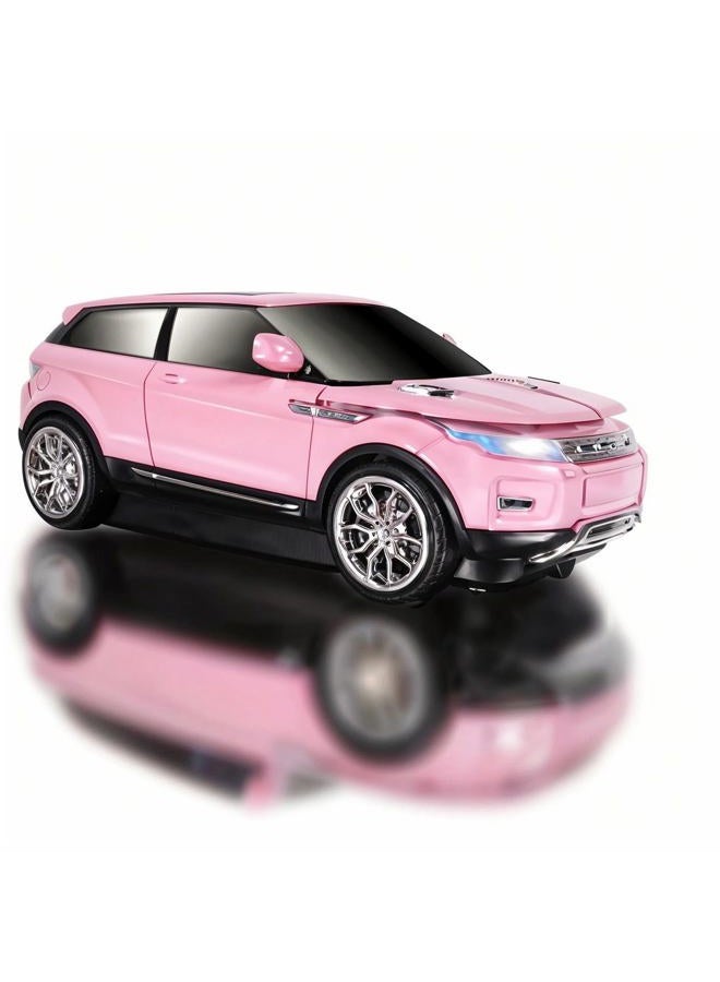 elec Space Wireless Mouse Car Computer Mouse for PC Laptop (Milk Tea Pink) - Image 1