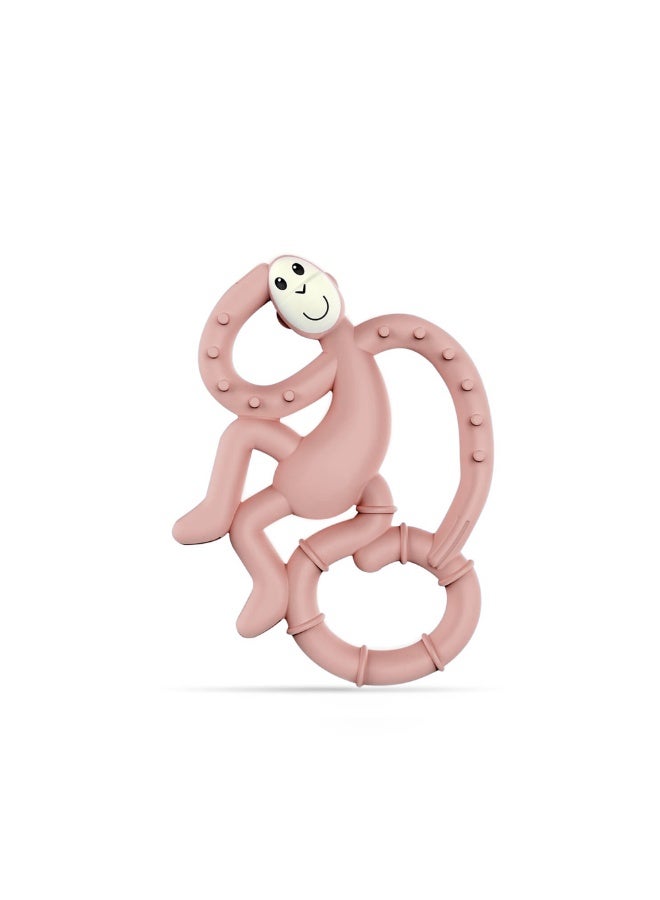 MATCHSTICK MONKEY Mini Monkey Teether Dusty Pink - Image 1