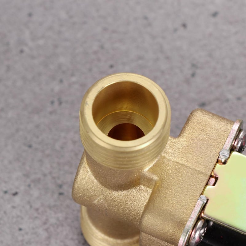 Healeved Pressure Water Inlet Valve 1/2 Inch Electric Solenoid Valve 12V Water Shutoff for Hydraulic Pneumatic Plumbing Systems - Image 5