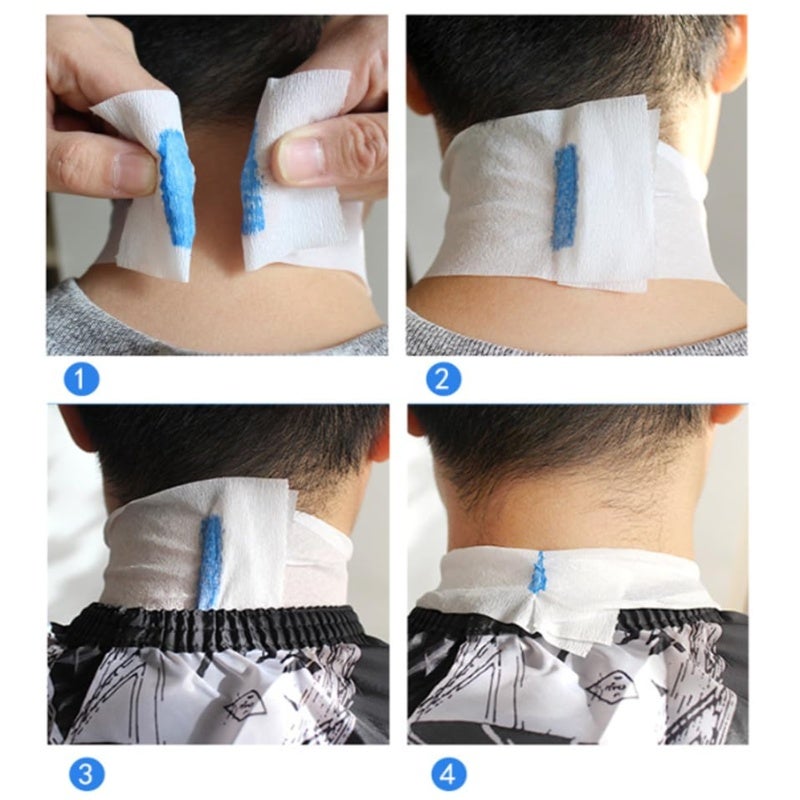 Disposable Barber Cape: 90 Size, Non-Stick Hair Protection - Tight Neck Shoulder Fit, Hygienic Single-Use for Hairdressing Salons, At-Home Hair Cutting - Image 2