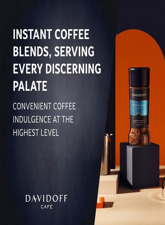 Davidoff Decaf Elegant Instant Coffee (Pack Of 2 - 100g) Each Jar By COUGAR - Velvety & Delightful Flavor, Medium Intensity 6 | Smooth Aroma Coffee for Anytime Enjoyment | Premium 100% Arabica Coffee | Strong Aroma & Smooth Taste for Long Active Days - (IMPORTED) - Image 3