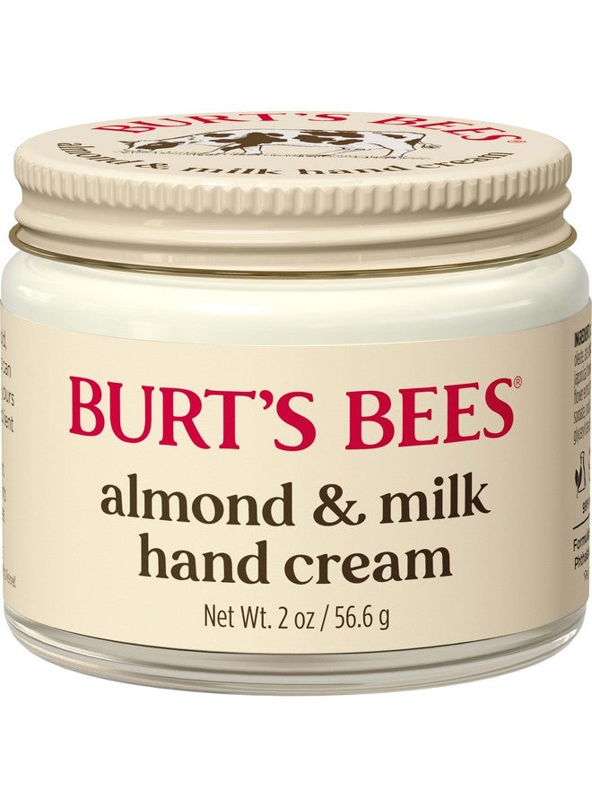 بيرتس بيز هدايا عيد الميلاد من Burt's Bees، كريم لليدين باللوز والحليب، للعناية بالبشرة من مصادر طبيعية، 2 أونصة - Image 1