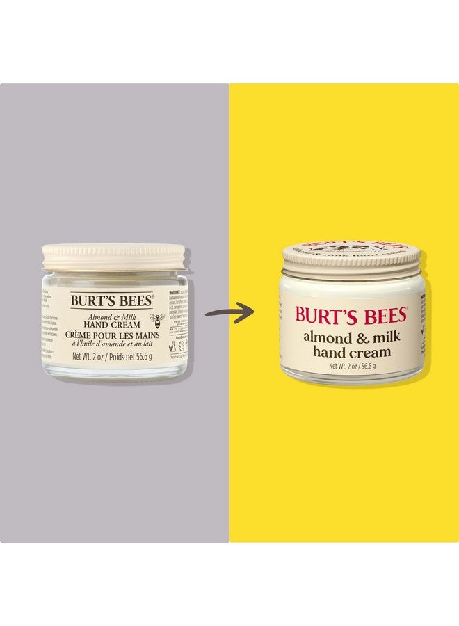 بيرتس بيز هدايا عيد الميلاد من Burt's Bees، كريم لليدين باللوز والحليب، للعناية بالبشرة من مصادر طبيعية، 2 أونصة - Image 2