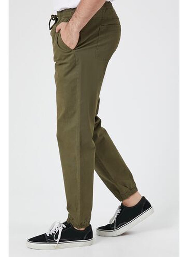 FOREVER 21 Twill Drawstring Joggers - Image 3