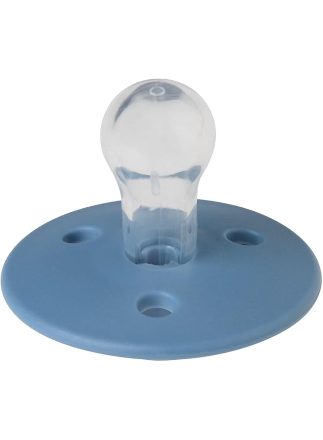 Mininor Round Pacifier Silicone 6M Blue Whale