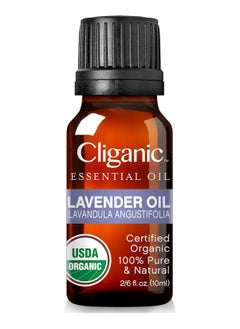 Cliganic Cliganic USDA Organic Lavender Essential Oil - 100% Pure, Undiluted, Natural, Non-GMO (10ml), Therapeutic Grade for Aromatherapy Diffuser | Lavandula Angustifolia  - Image 2