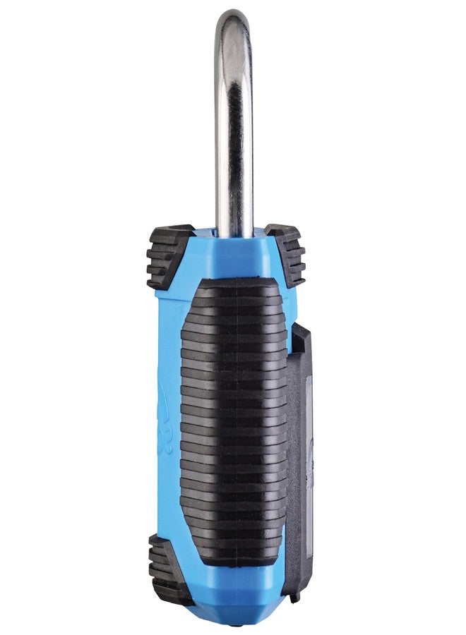 Squire Heavy Duty Padlock (CP50) - Toughest Steel Shackle - 4 Wheel Combination Padlock - Alloy Steel for Corrosion Resistance - Weatherproof Lock for Home, School & Garage (All Terrain Marine) Blue - Image 2