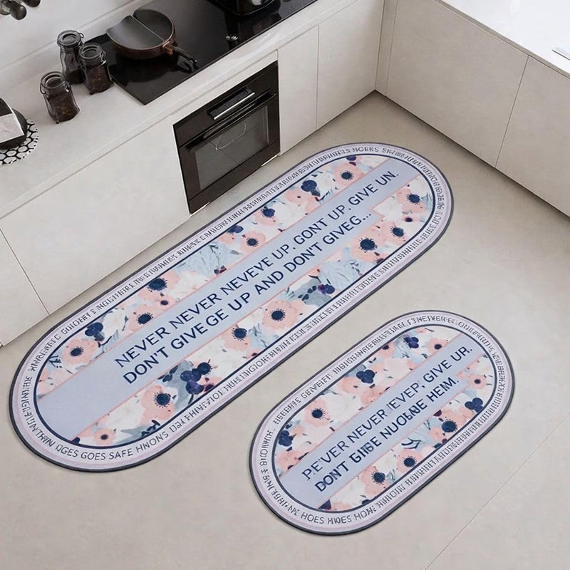 ALKAYAN New Rectangle Kitchen Floor Mats, Rugs, Household Soft Waterproof Mats, Non-S... - Image 5