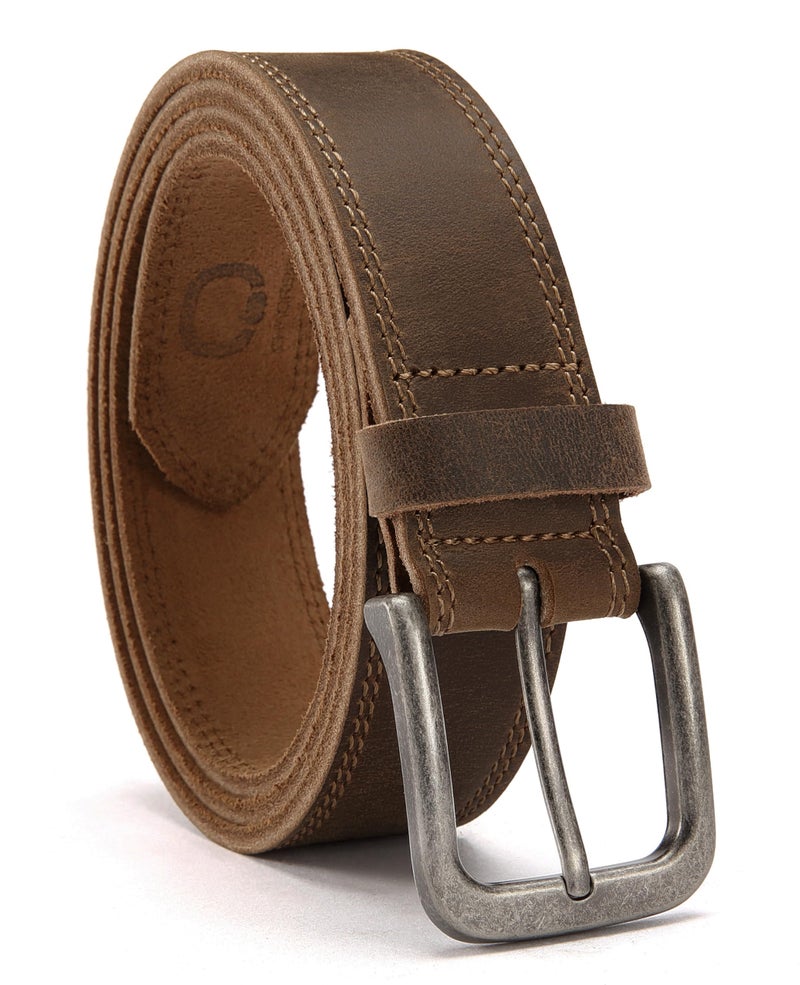 CHAOREN Mens Belts Leather - 35mm Genuine Leather Belt for Jeans - Men Gift for Casual Dress - Image 1