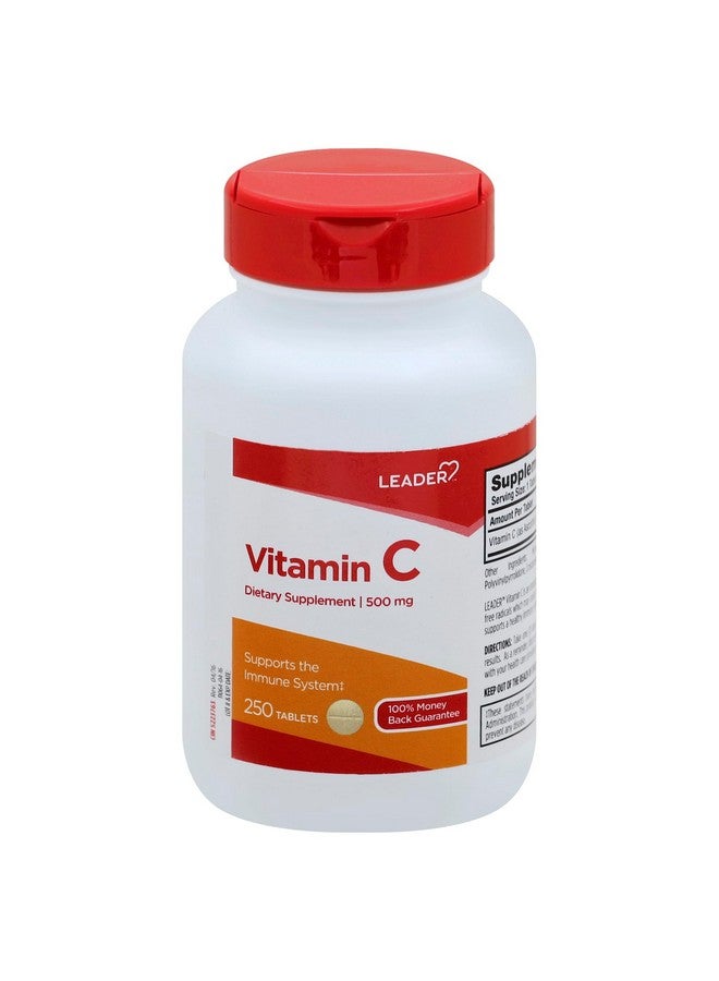 LEADER Vitamin C Tablet 500Mg 250 Count per Bottle (2 Pack) - Image 1
