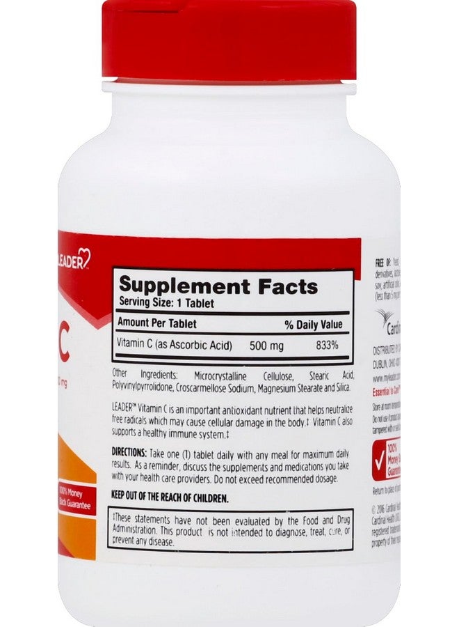 LEADER Vitamin C Tablet 500Mg 250 Count per Bottle (2 Pack) - Image 2