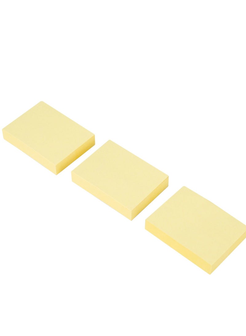 Deli Sticky Notes 4-Piece Yellow 38mmX51mm A00153 Yellow Sheets/Pad - Image 2
