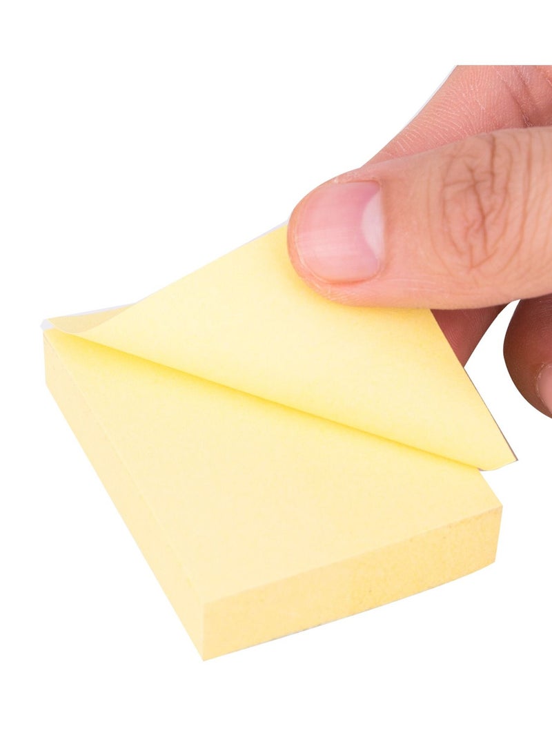 Deli Sticky Notes 4-Piece Yellow 38mmX51mm A00153 Yellow Sheets/Pad - Image 5