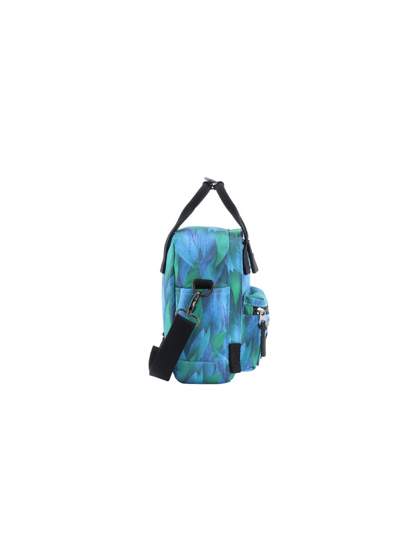 NATIONAL GEOGRAPHIC National Geographic LEGEND Mini Utility Bag Rhythm Of Nature For Men and Women, Durable Water Resistant Multi Function Casual Shoulder Bag/Lunch Box Bag With Top Handle/Removable Strap  - Image 4