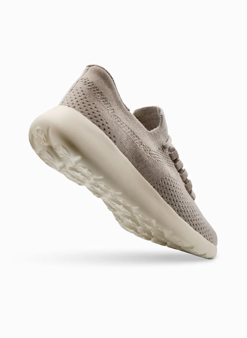 Duozoulu Mocha Cloud Joy Silk Wool Trainer Low-Top Sneakers  | Best Price UAE