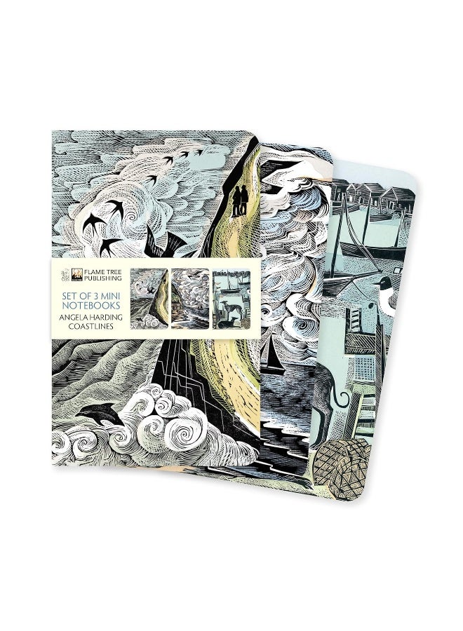 Angela Harding: Coastlines Set of 3 Mini Notebooks  - Image 1