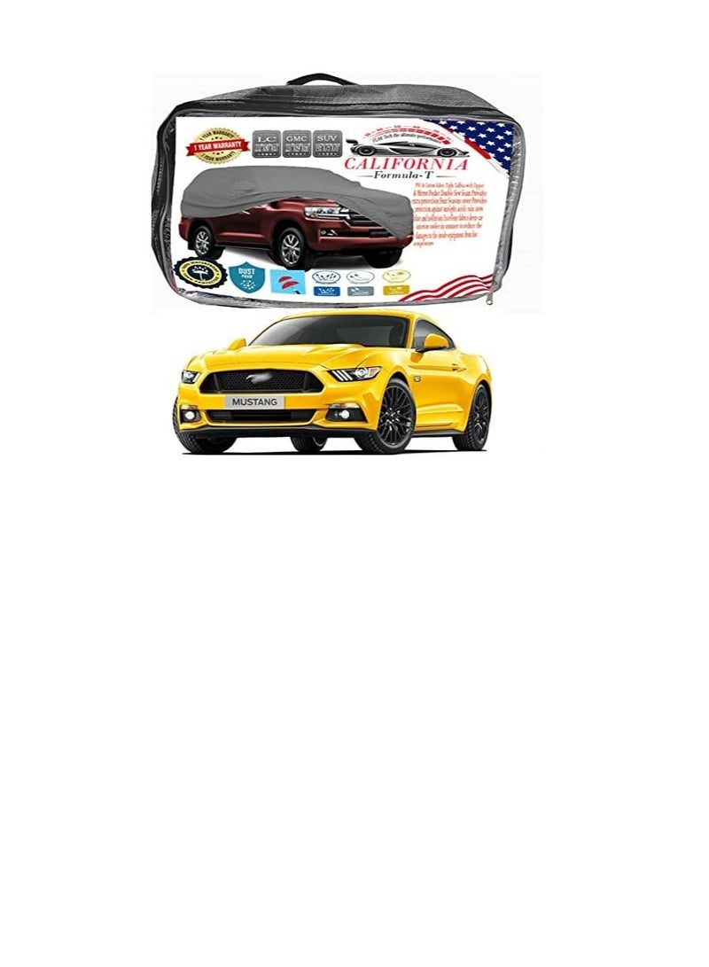 California formula-T California Car body Cover Windproof  Scratch Resistant Cover with Working Gloves Ford Mustang 