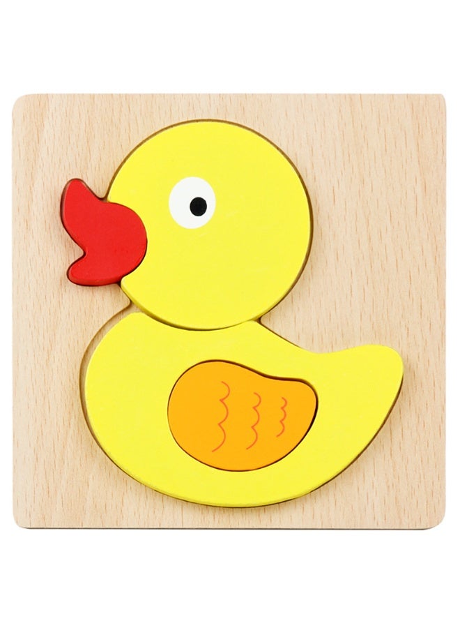 Capstro Wooden Puzzle Set for Toddlers – 4 Pack Animal Shape Matching Board Toys for Early Learning & Fine Motor Skills – Four Animal Designs - Image 3