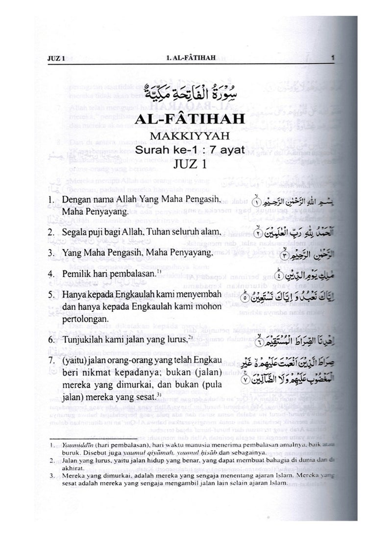 Interpretation of the meanings of the Holy Quran in the Indonesian language 17*24 - Image 2