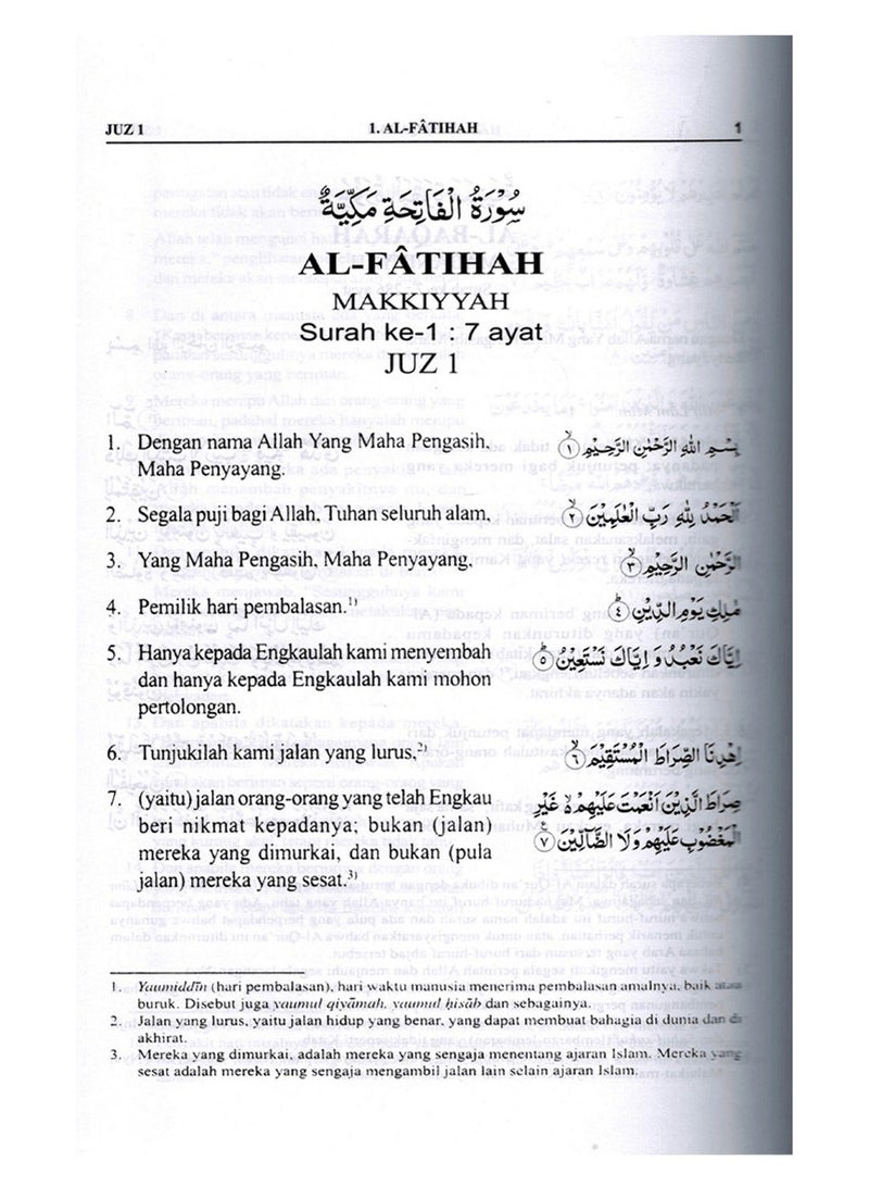 Interpretation of the meanings of the Holy Quran in the Indonesian language 17*24 - Image 3