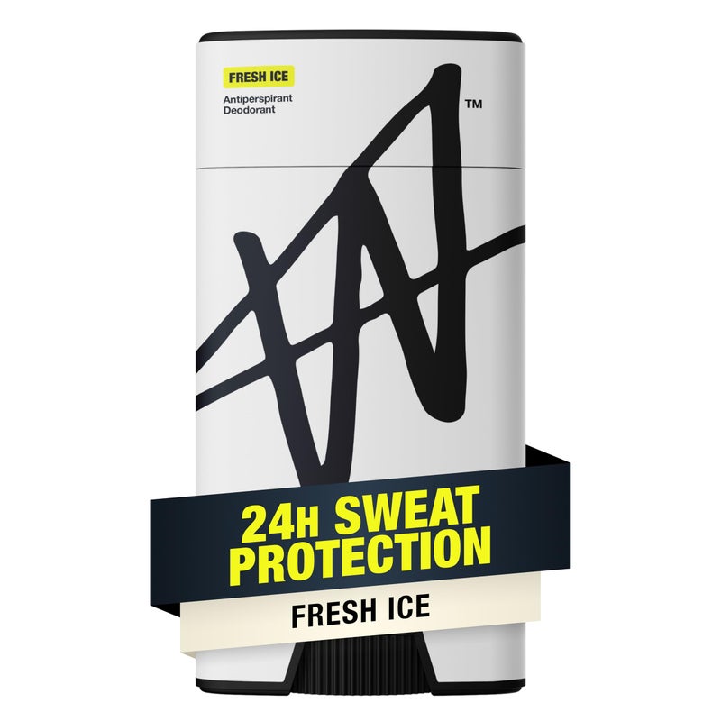 W By Jake Paul Old Formula Mens Antiperspirant Odor Blocking VitaminInfused Deodorant for Men 24Hour Sweat Protection Fresh Ice Scent 26 oz - Image 3