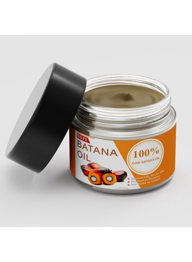 Samnyte Batana Oil for Hair Growth, Increases Baby Hair by 30%, Batana Oil Organic, Batana Hair Oil From Honduras, Not Tested on Animals, Prevents Hair Loss, For Hair, Eyelashes & Eyebrows - 4.2 oz - Image 1