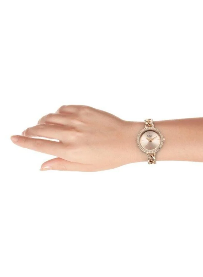 TITAN  Raga Showstopper Quartz Analog Rose Gold Dial Rose Gold Metal Strap Watch for Women - 95288WM01  | Best Price UAE
