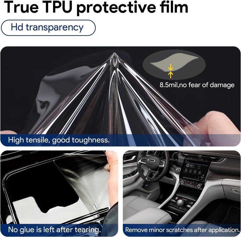 FDAIUN for Jeep Grand Cherokee 2021-2024 PPF Precut 8.5Mil Car Paint Protective Film TPU HD Film Scratch Protector Interior Accessories (Style D) - Image 5