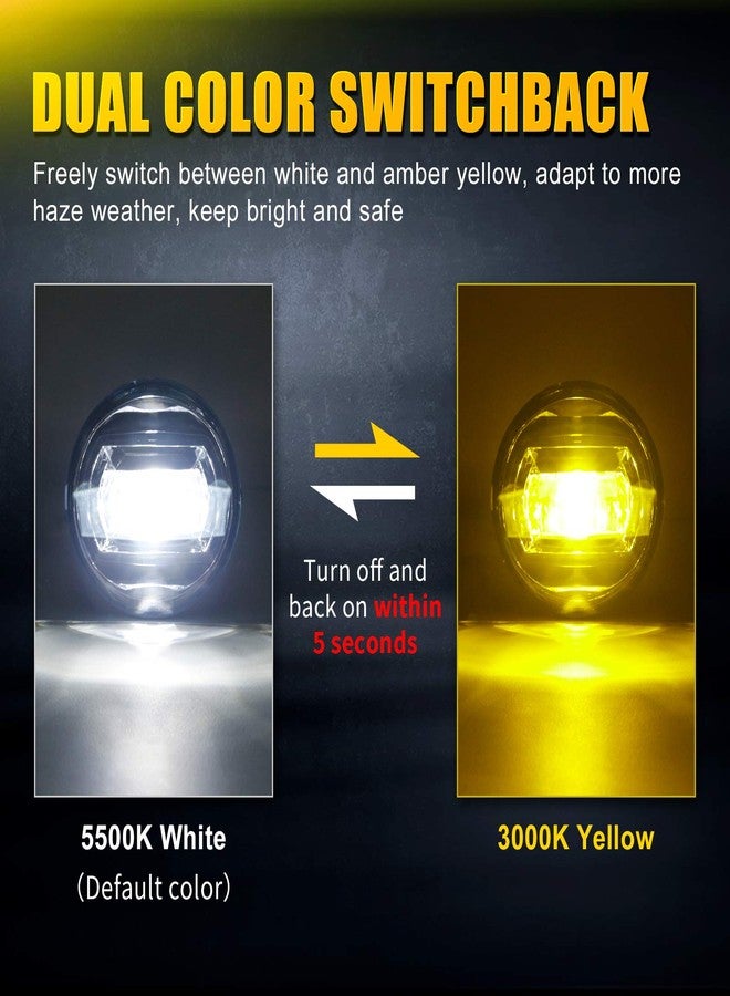 SUPAREE LED Fog Lights with Switchback Dual Color White/Yellow Fit for Tacoma 2005-2011/Tundra 2007-2013/Solara 2004-2006/Sequoia 2008-2015 Ideal for All-Weather Conditions,2 Pack - Image 3