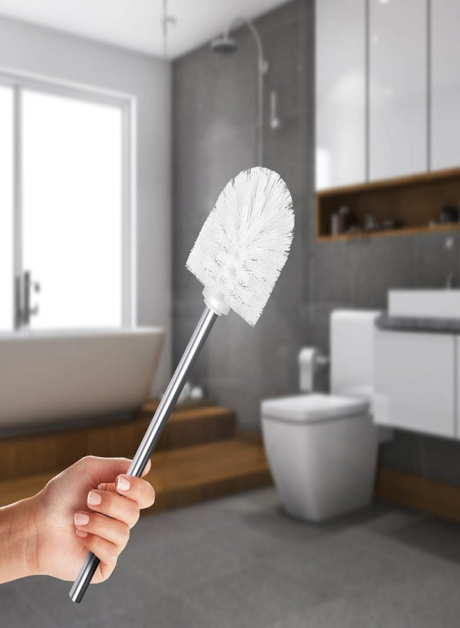 TOPBATHY Toilet Brush Head Replacement with Stiff Bristles Toilet Brush Refill for Bathroom (White) - Image 4