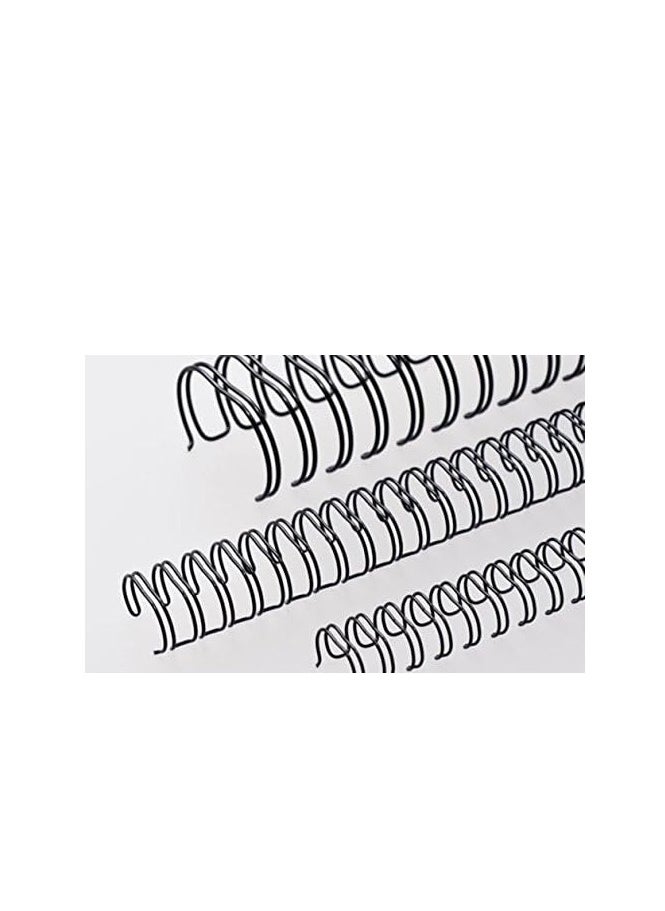 RENZ 100-Pieces Binding Wire A4 3:1 11mm 7/16" Black  - Image 1