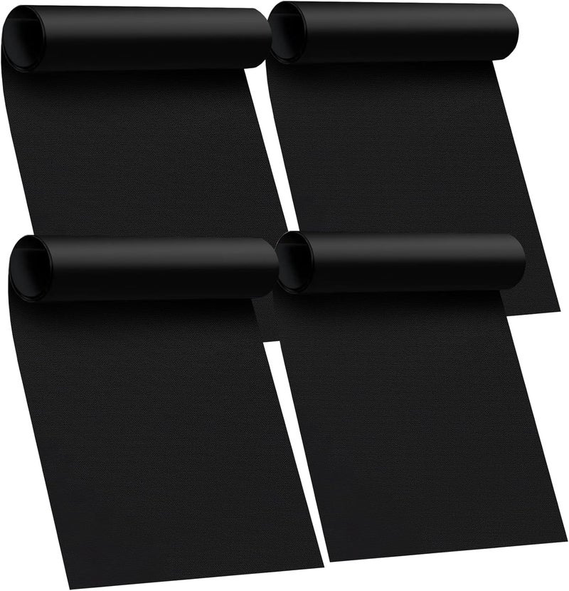 Buself Oven Liners for Bottom of Oven - 4 Pack Large Heavy Duty Oven Mats, 17"x 25" Reusable Matt Liner for Electric, Gas, Toaster Ovens & Grills, BPA & PFOA Free, Kitchen Essentials, Black - Image 1
