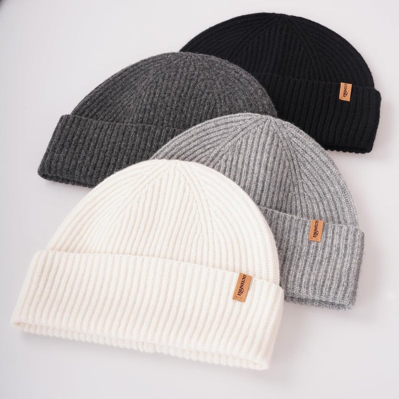 ACUSHLA 100% Merino Wool Beanie for Men & Women Oversize Winter Hat Unisex Knit Watch Cap for Cold Weather - Image 5