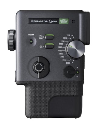 Instax mini Evo Cinema Hybrid Instant Camera – Digital & Instant Film Camera with Video Capture, QR Playback, 10 Lens Effects & 10 Film Effects – Prints on Instax Mini Film (Black) - view 4