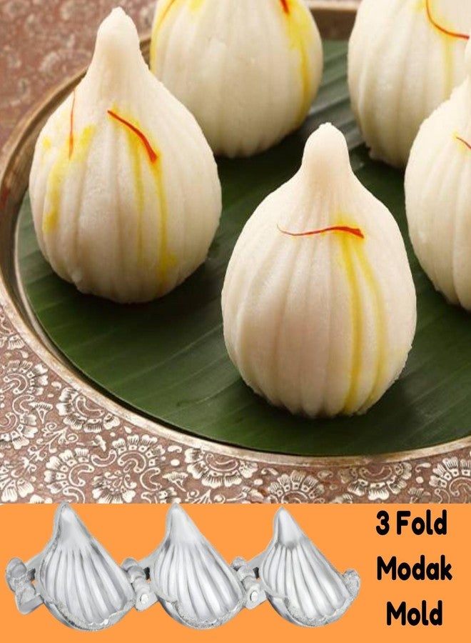 finality Aluminum Modak and Momos Moulds (Pack of 1) Size: Medium - Image 3