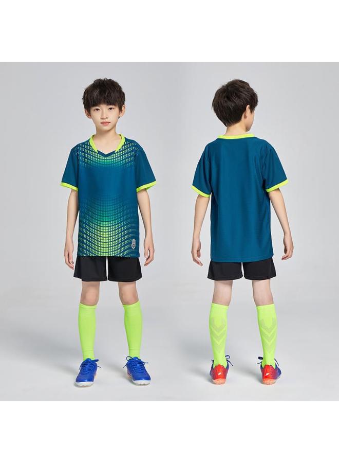 Kjw-d8836-navy Green Short Sleeve Football Jersey - Image 1