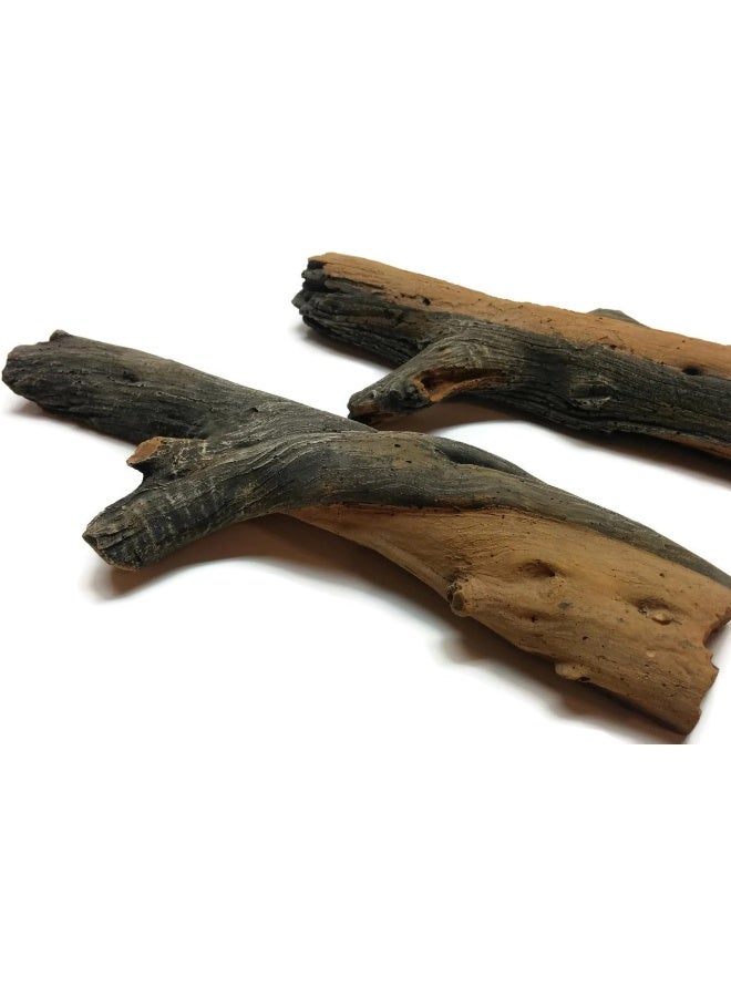 Midwest Hearth Midwest Hearth Gas Logs Deluxe Decorative Branch and Twig Set  Cast from Real Logs and Hand Painted in USA Juniper 3Piece  - Image 4