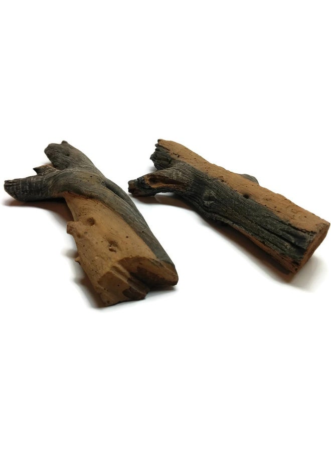 Midwest Hearth Midwest Hearth Gas Logs Deluxe Decorative Branch and Twig Set  Cast from Real Logs and Hand Painted in USA Juniper 3Piece  - Image 2