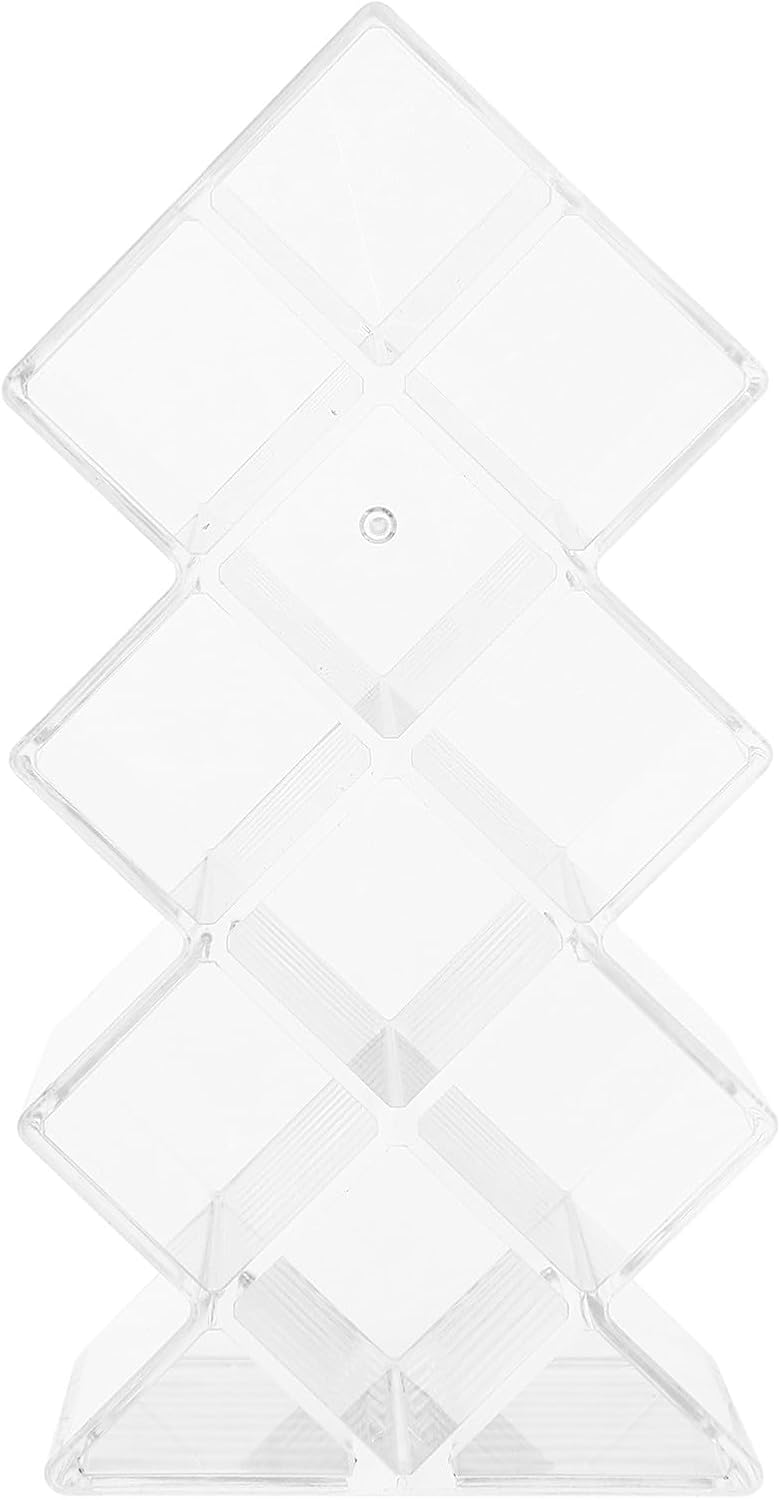 LABRIMP Acrylic Lipsticks Display Holder 10 Grids Lipstick Organizer Stand for Vanity Desk Lip Gloss and Lip Balm Storage Container - Image 1