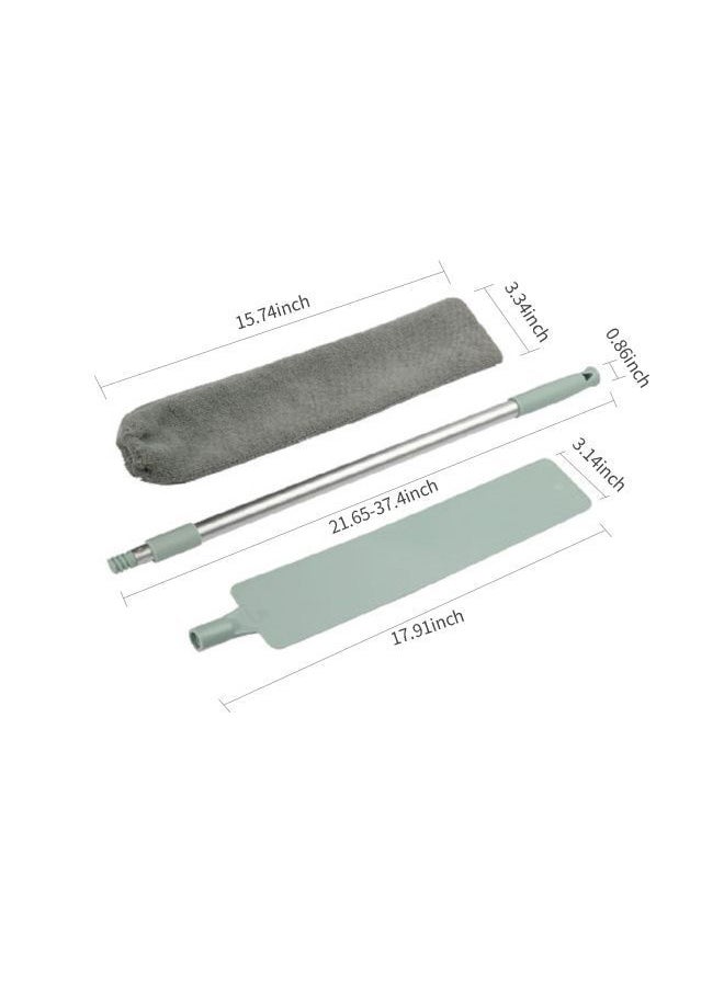 NIBEMINENT Extendable Microfiber Duster Grey  - Image 2
